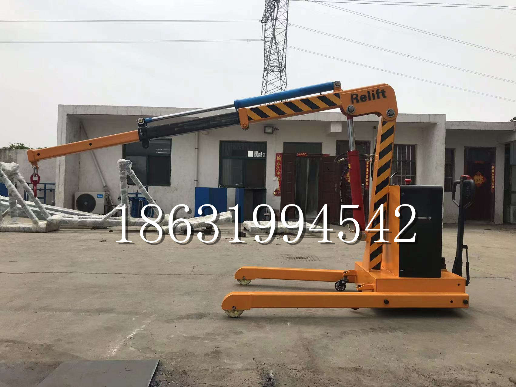 将军区久征定做3吨三轮随车吊 农用园林绿化移树吊 平板工程用小吊机